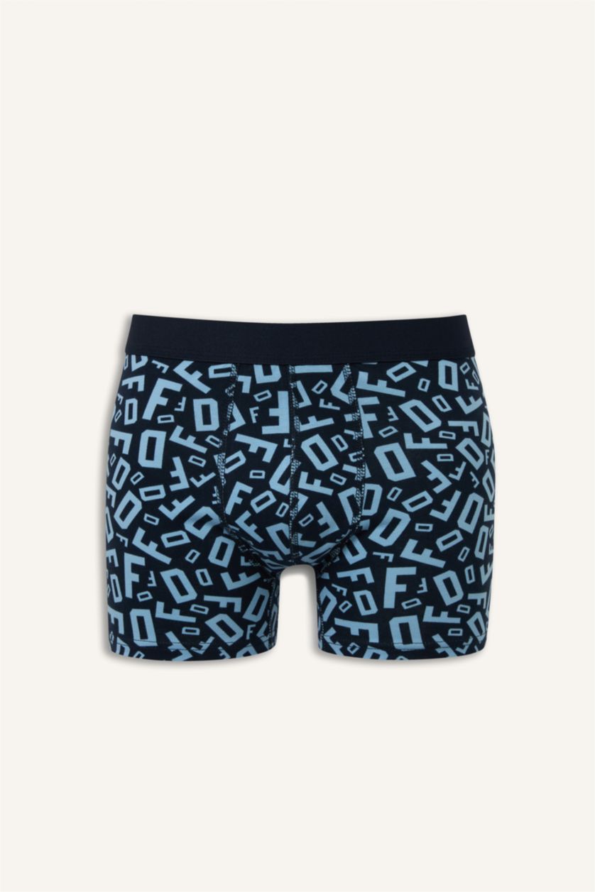 Erkek Lacivert Regular Fıt 3'lü Boxer