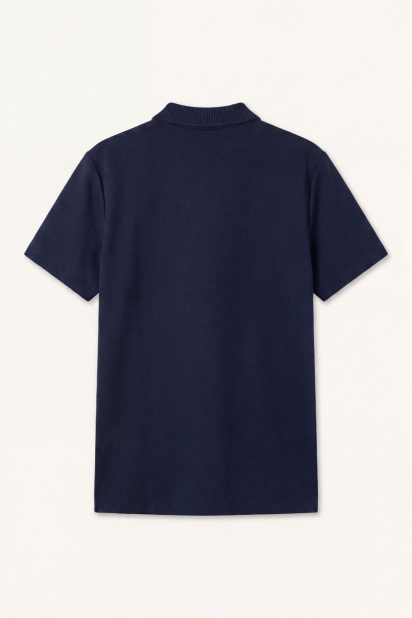 Men NAVY Regular Fit Short Sleeve Polo T-Shirt