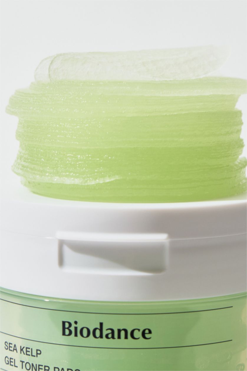 Kadın Yeşil Biodance Sea Kelp Gel Toner Yatıştırıcı Tonik Ped 60 Adet