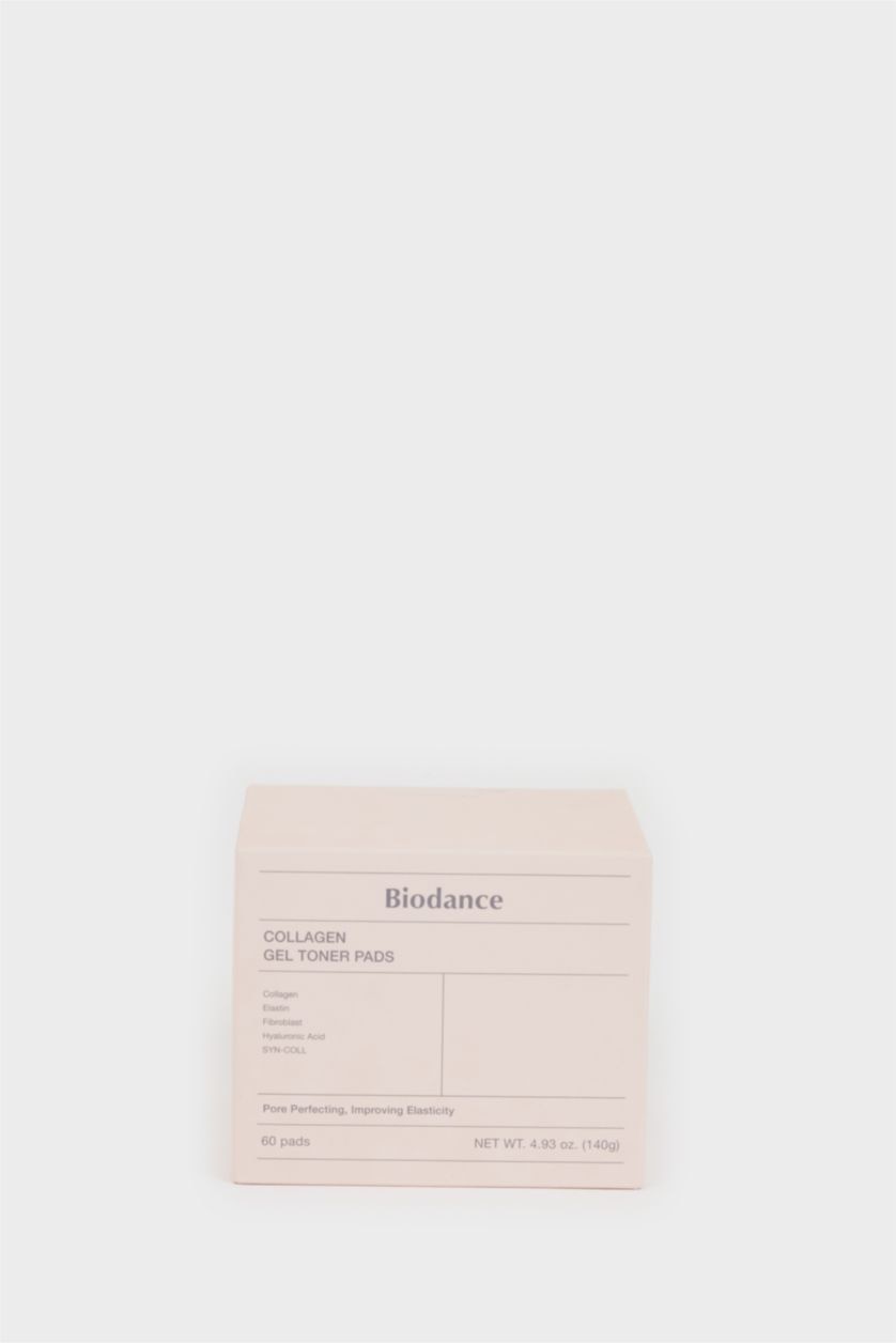 Kadın Pembe Biodance Collagen Gel Toner Geniş Gözenek Karşıtı Kolajen Sulu Jel Tonik Ped 60lı