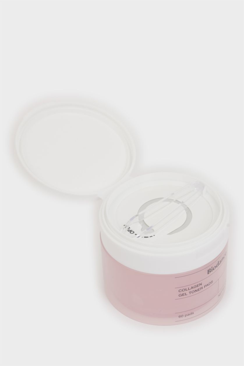 Kadın Pembe Biodance Collagen Gel Toner Geniş Gözenek Karşıtı Kolajen Sulu Jel Tonik Ped 60lı