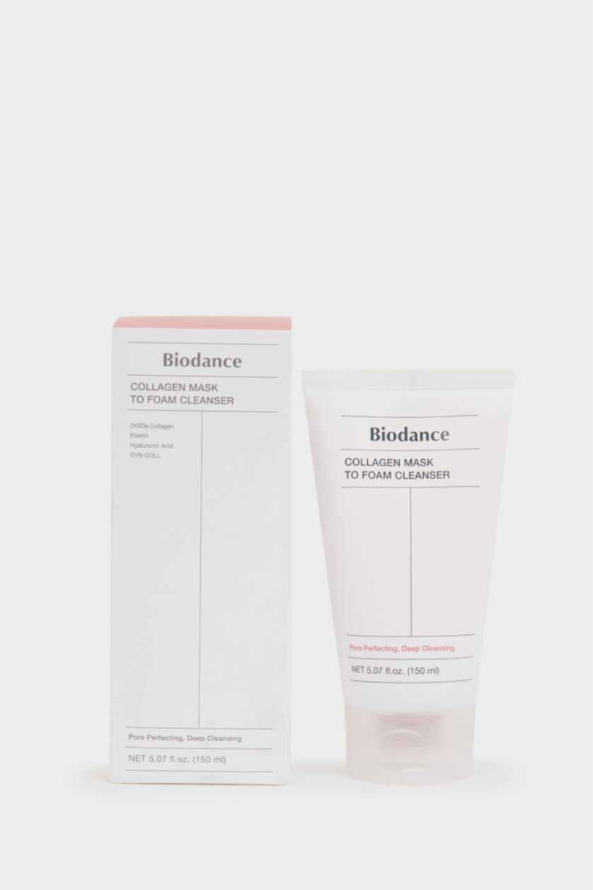 Kadın Beyaz Biodance Collagen Mask to Foam Yüz Temizleme Köpüğü 150 ml