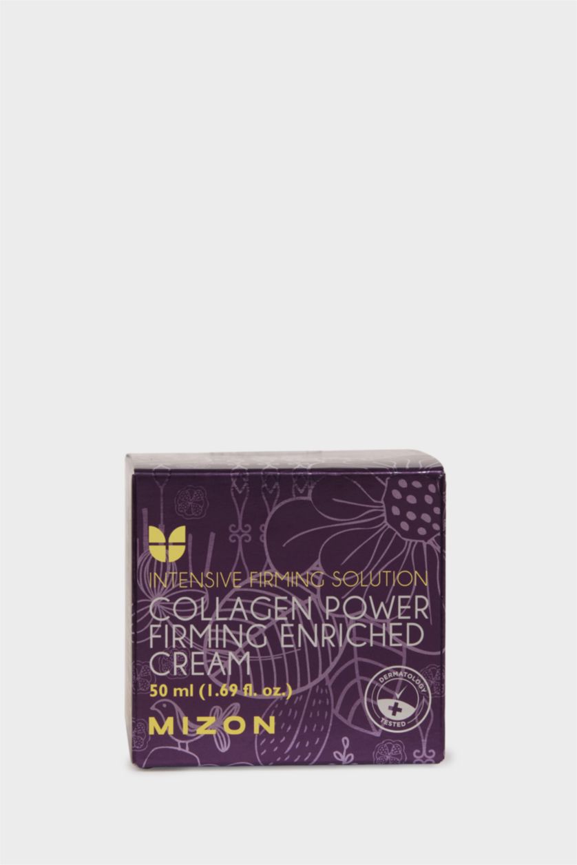 Kadın Mürdüm Mizon Collagen Power Firming Enriched Cream Yaşlanma Karşıtı Nemlendirici Yüz Kremi 50 ml