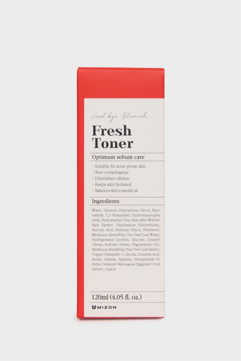 Kadın Beyaz Mizon Good Bye Blemish Fresh Toner Sivilce Karşıtı Yüz Toniği 120 ml