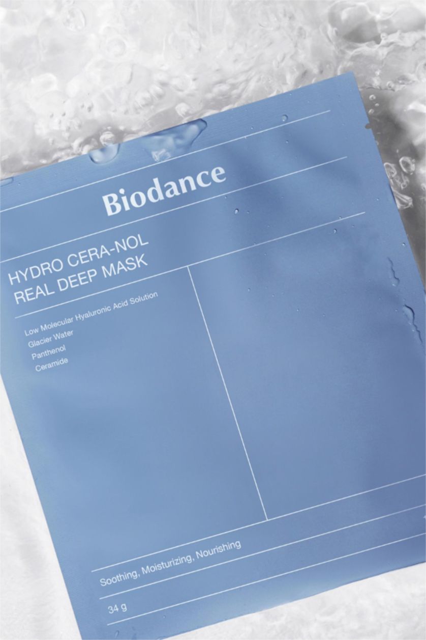 Kadın Açık Mavi Biodance Real Deep Mask * Hydro Cera-Nol Kızarıklık Karşıtı 5 Çeşit Seramidli Şeffaflaşan Maske