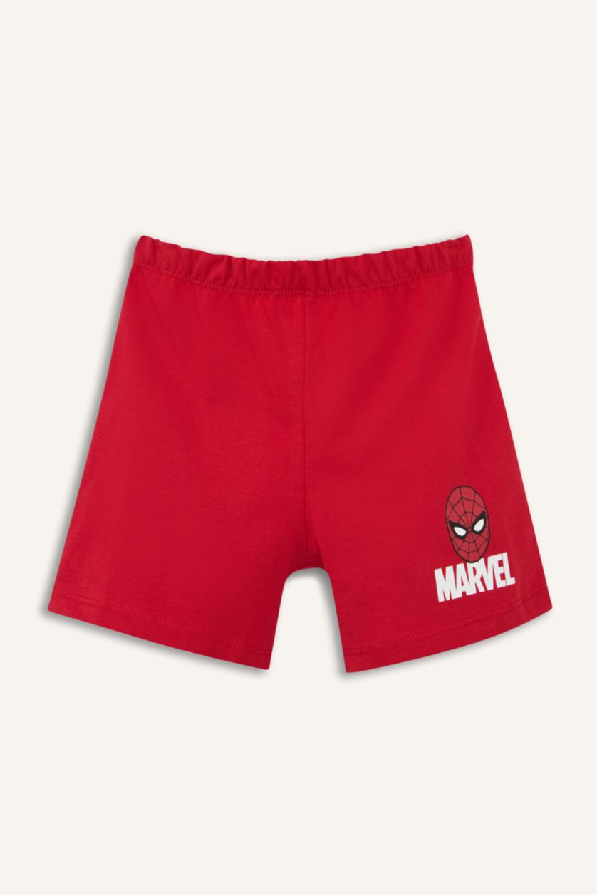 BABY BOY Red 2 piece Regular Fit Spiderman Licensed Knitted Pyjamas