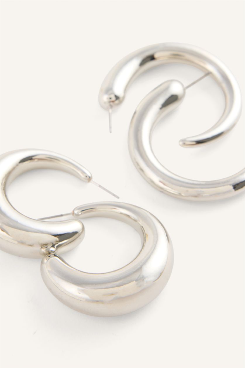 Women Gümüş 2 piece Earring