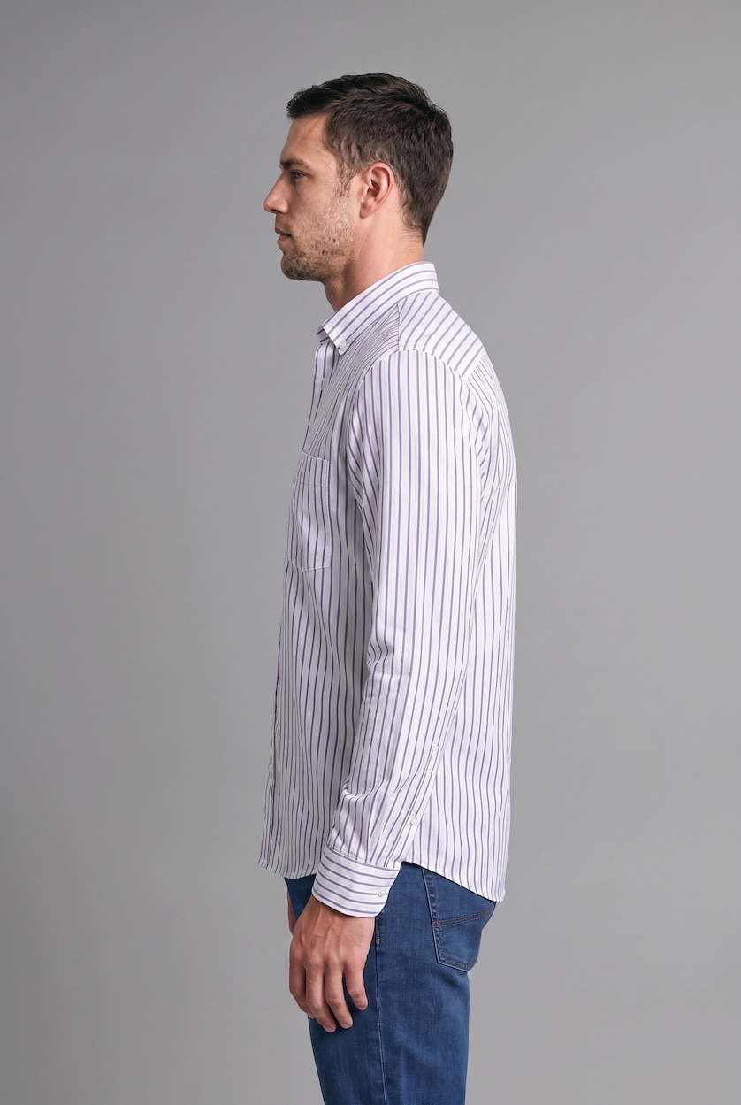 Man NAVY Regular Fit Long Sleeve Shirt