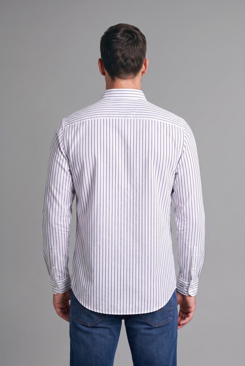 Man NAVY Regular Fit Long Sleeve Shirt
