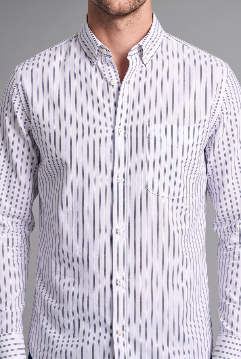 Man NAVY Regular Fit Long Sleeve Shirt