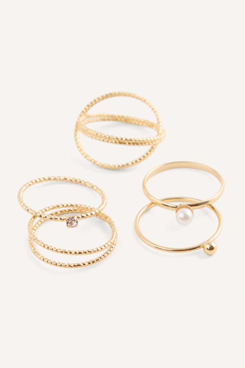 Kadın Altın Kadın 8'li Yüzük