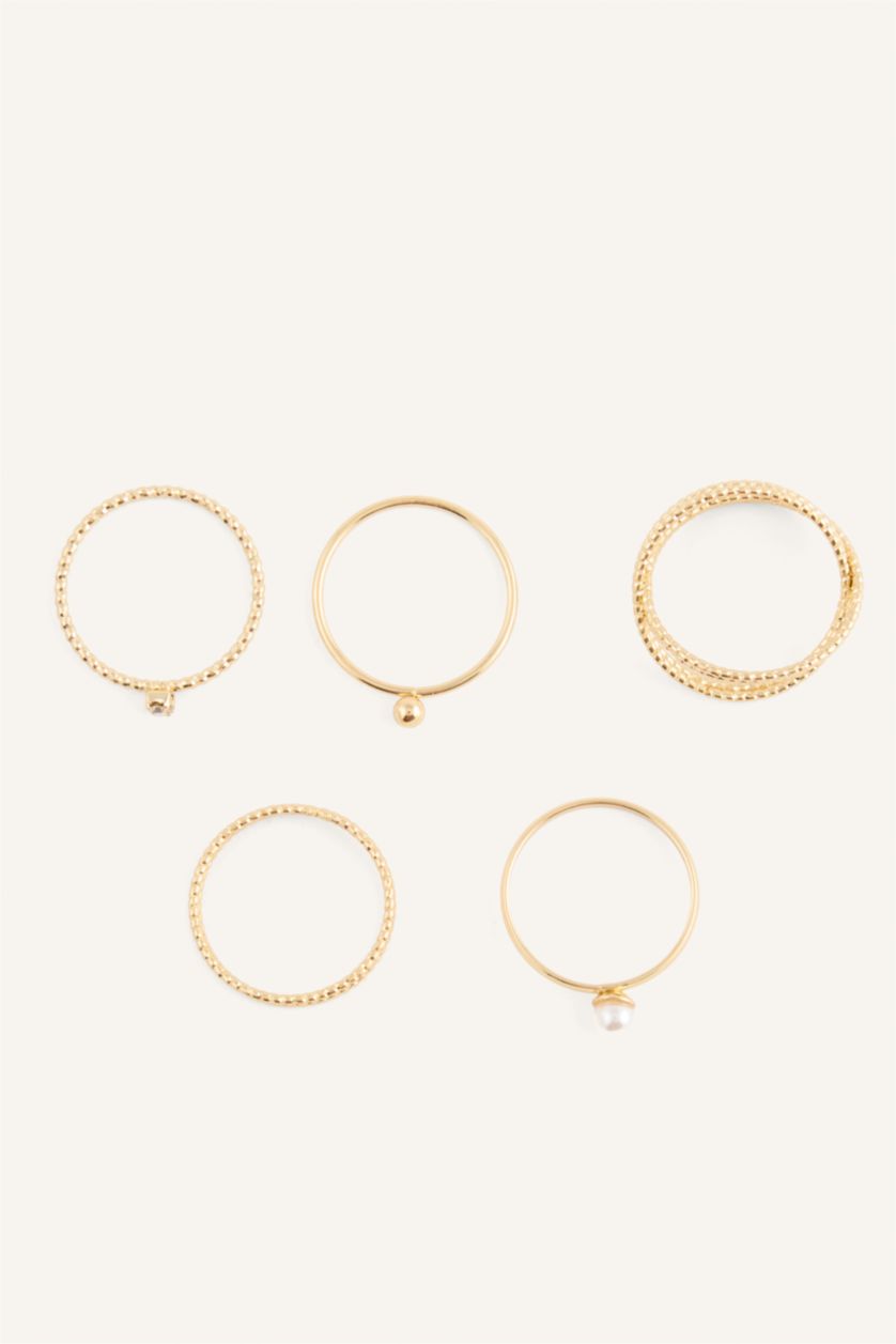 Kadın Altın Kadın 8'li Yüzük