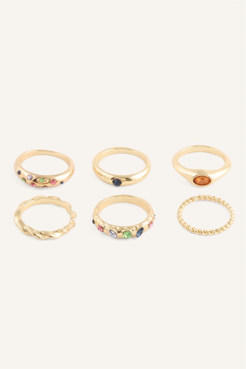 Kadın Altın Kadın 6'lı Yüzük