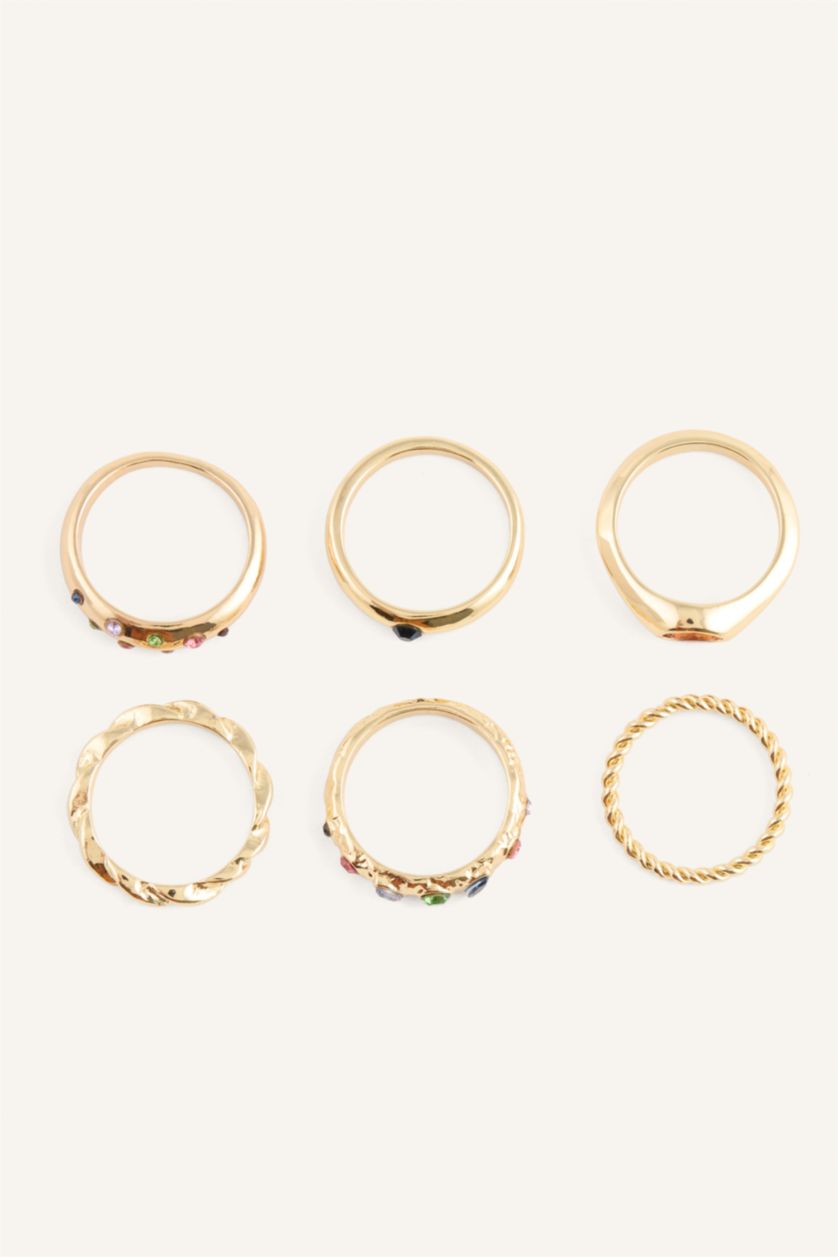 Kadın Altın Kadın 6'lı Yüzük