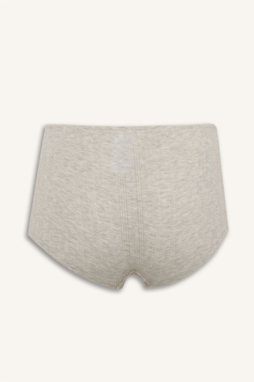 Kadın Gri Melanj Boxer