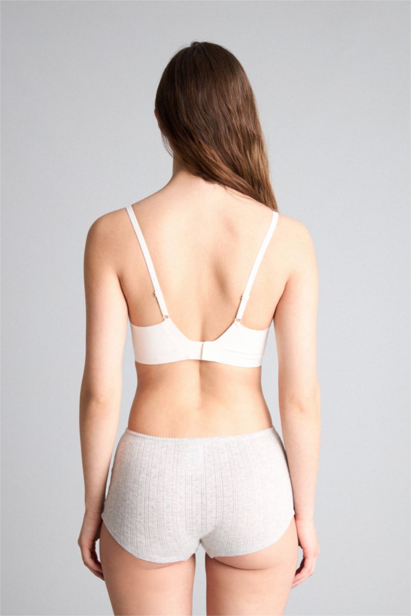 Kadın Gri Melanj Kadın Boxer