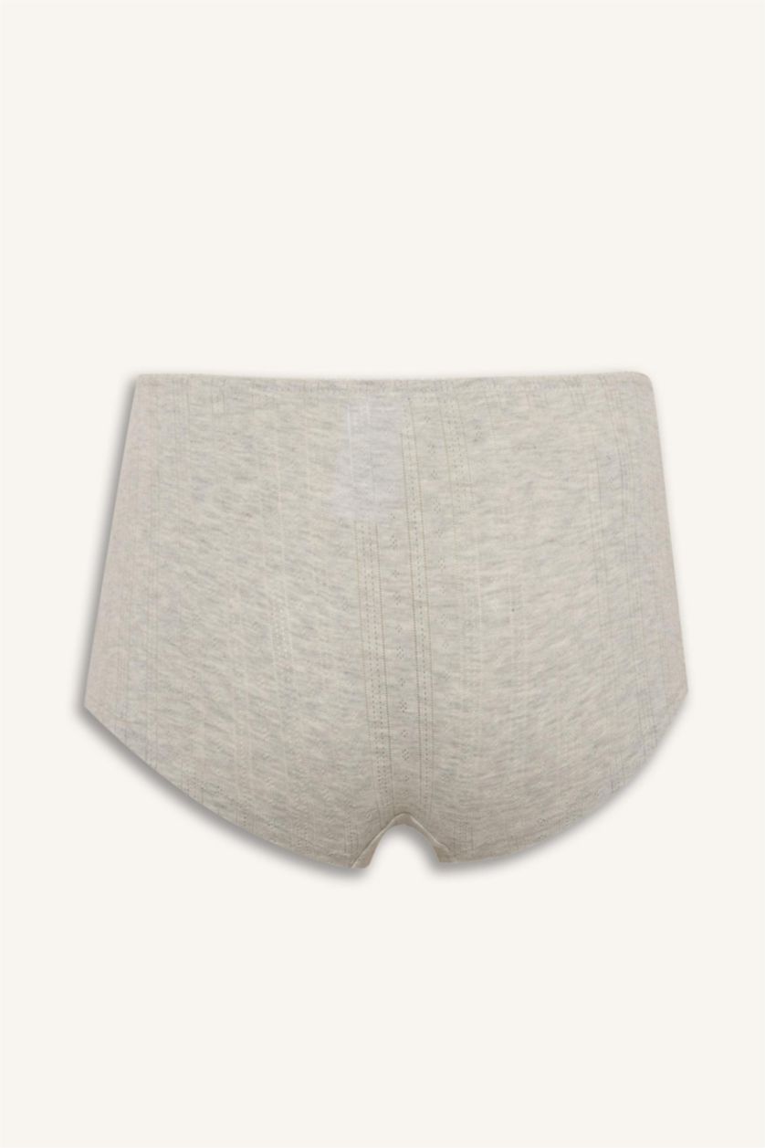 Kadın Gri Melanj Kadın Boxer