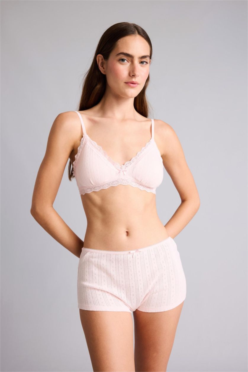 Women Pink Boxer Panty