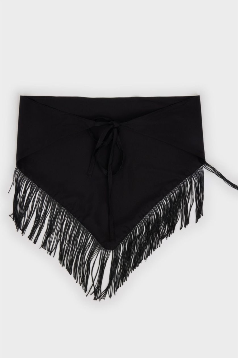 Kadın Siyah Kadın Puantiye Şal