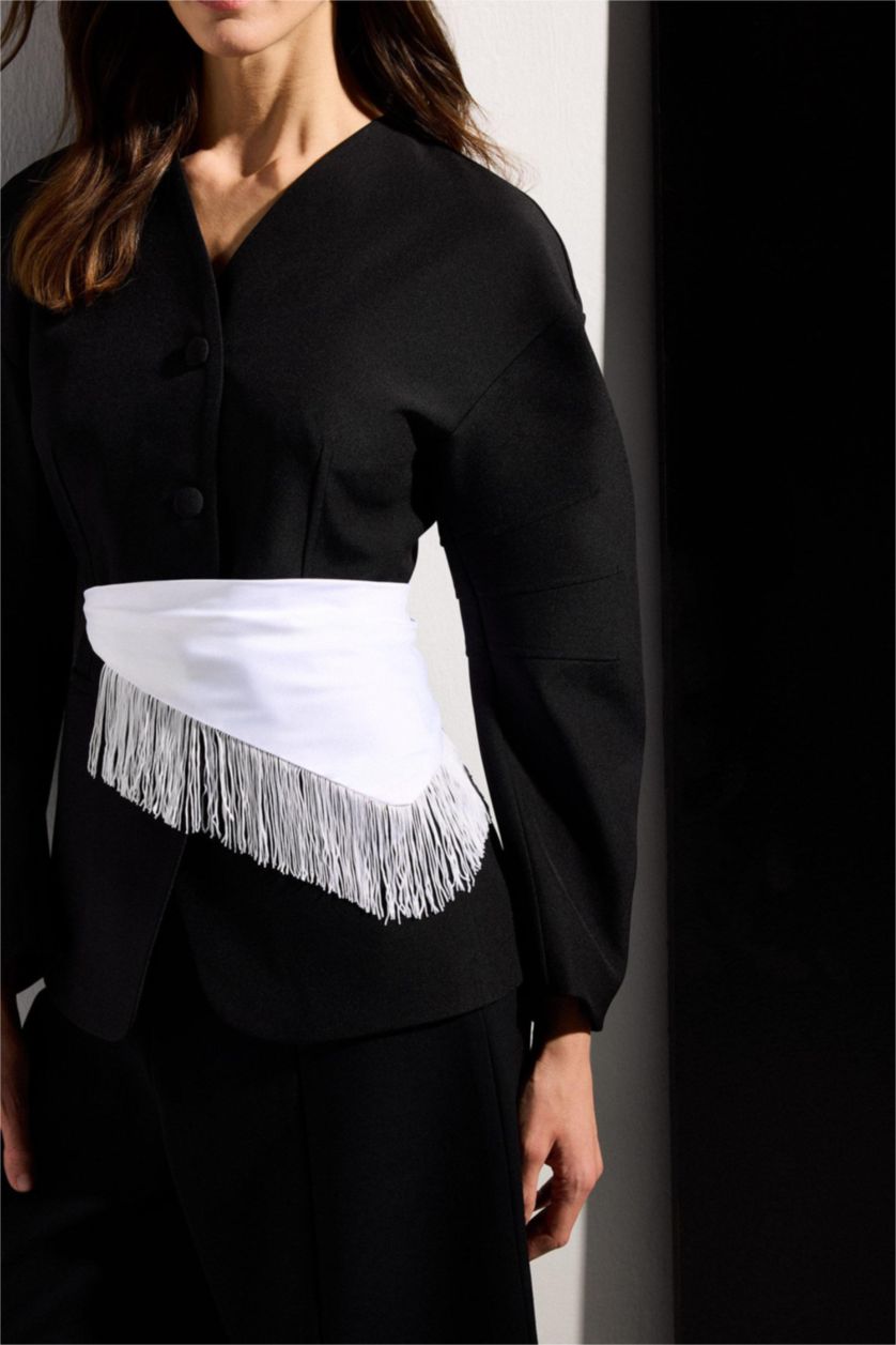 Kadın Beyaz Kadın Şal