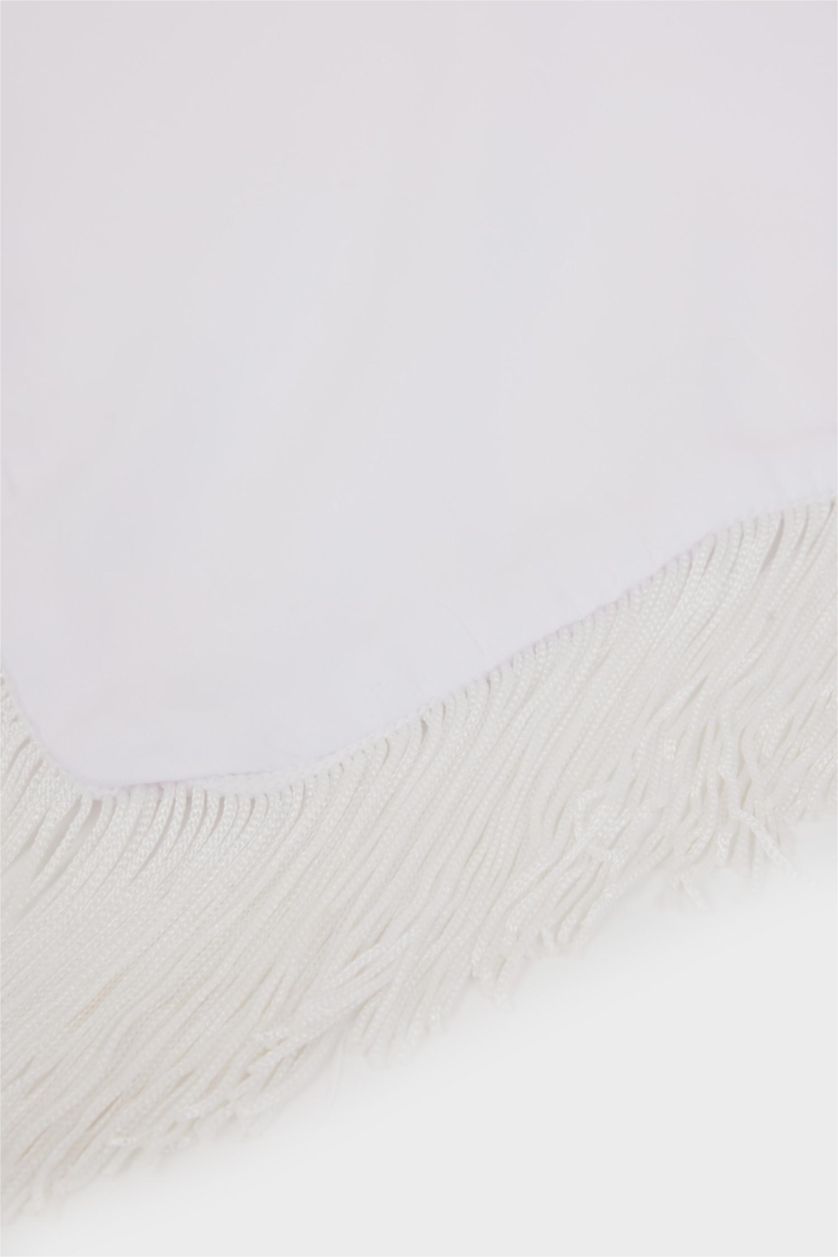 Kadın Beyaz Kadın Şal