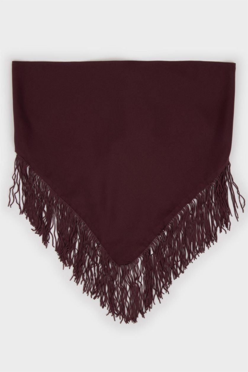 Kadın Bordo Kadın Şal