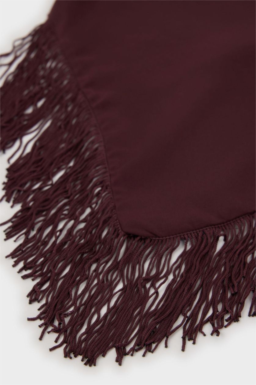 Kadın Bordo Kadın Şal