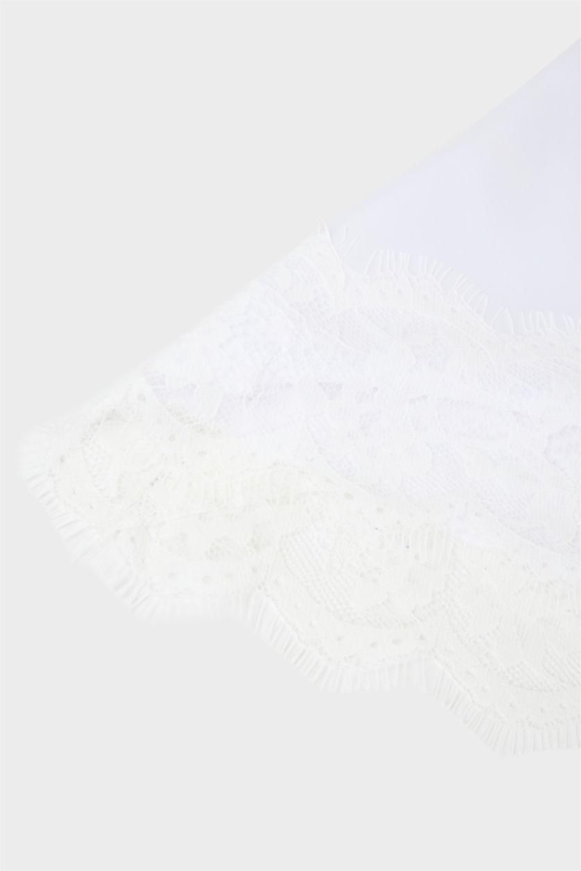 Kadın Beyaz Kadın Şal