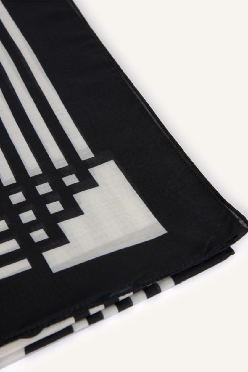Women Black Woman Polka Dot Shawl