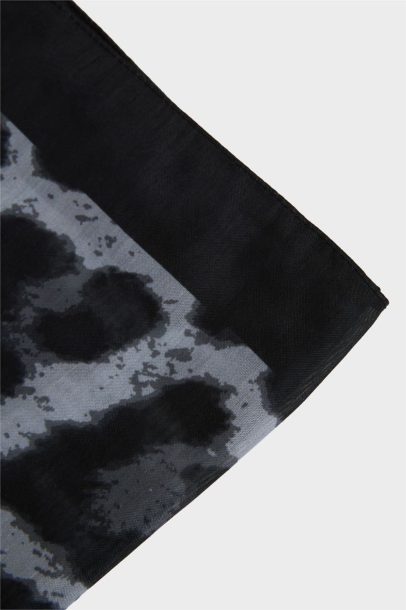 Kadın Siyah Kadın Desenli Şal