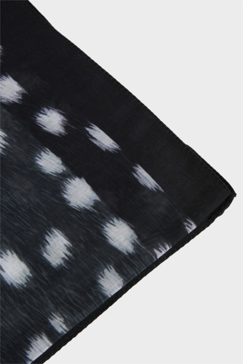 Kadın Siyah Kadın Desenli Şal