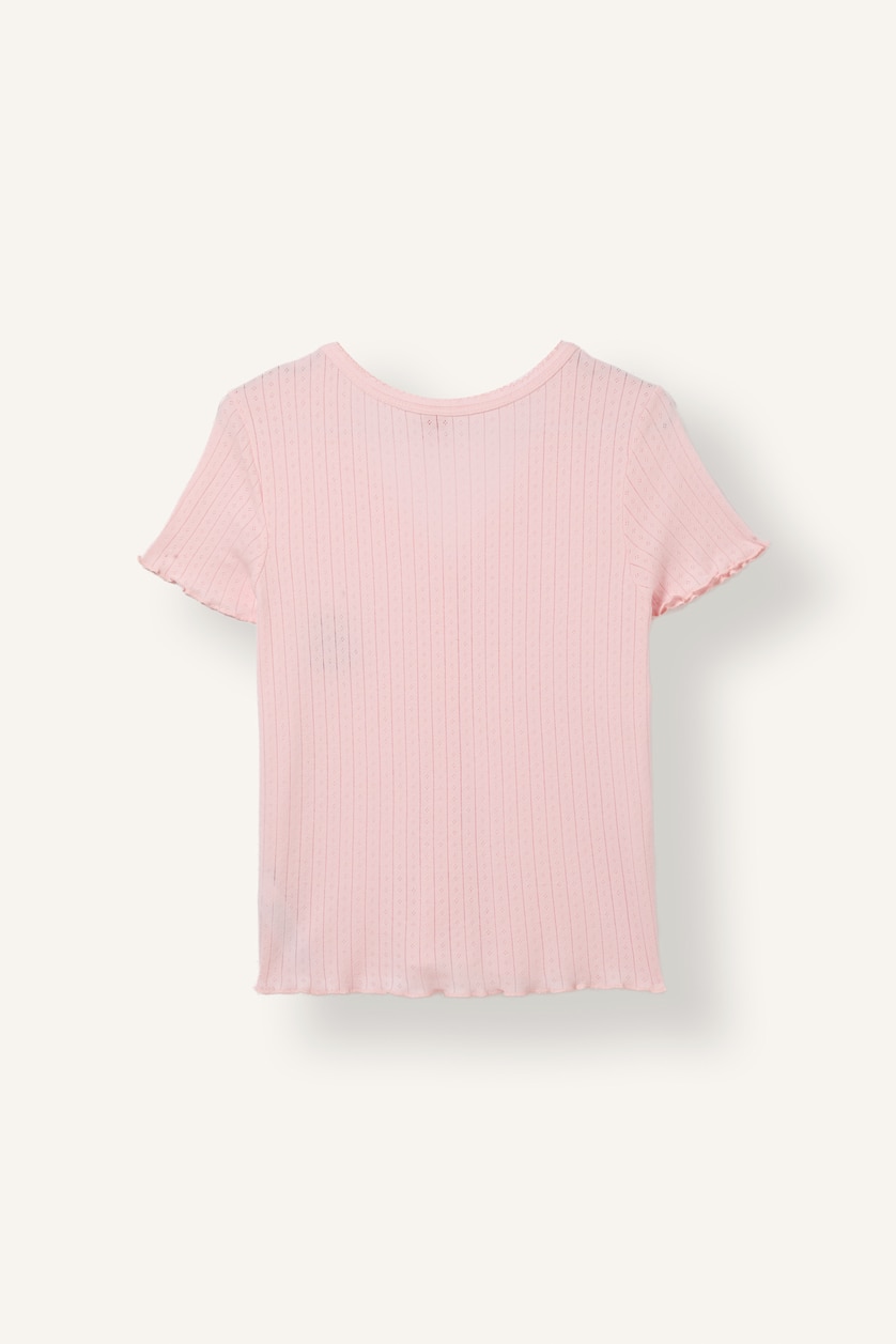 Women Pink Regular Fit Short Sleeve T-Shirt and Pants Pyjama Set