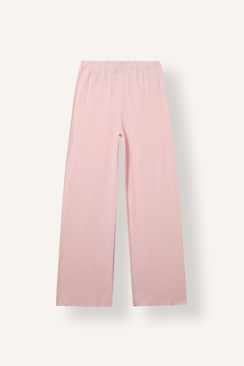 Women Pink Regular Fit Short Sleeve T-Shirt and Pants Pyjama Set