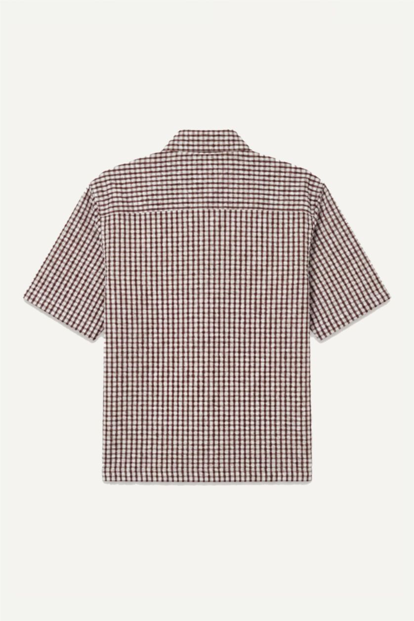 MAN Bordeaux Boxy Fit Short Sleeve Shirt