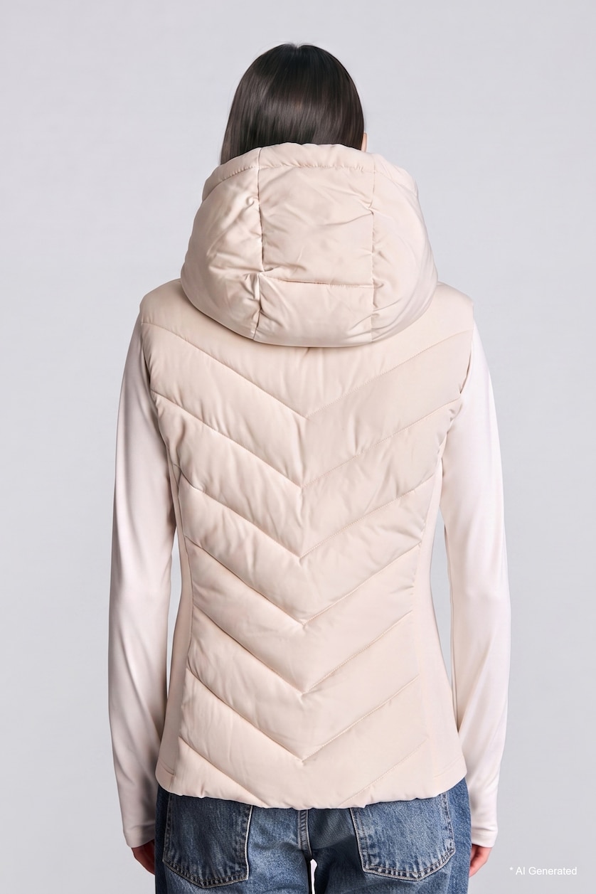 FEMME Écru Gilet