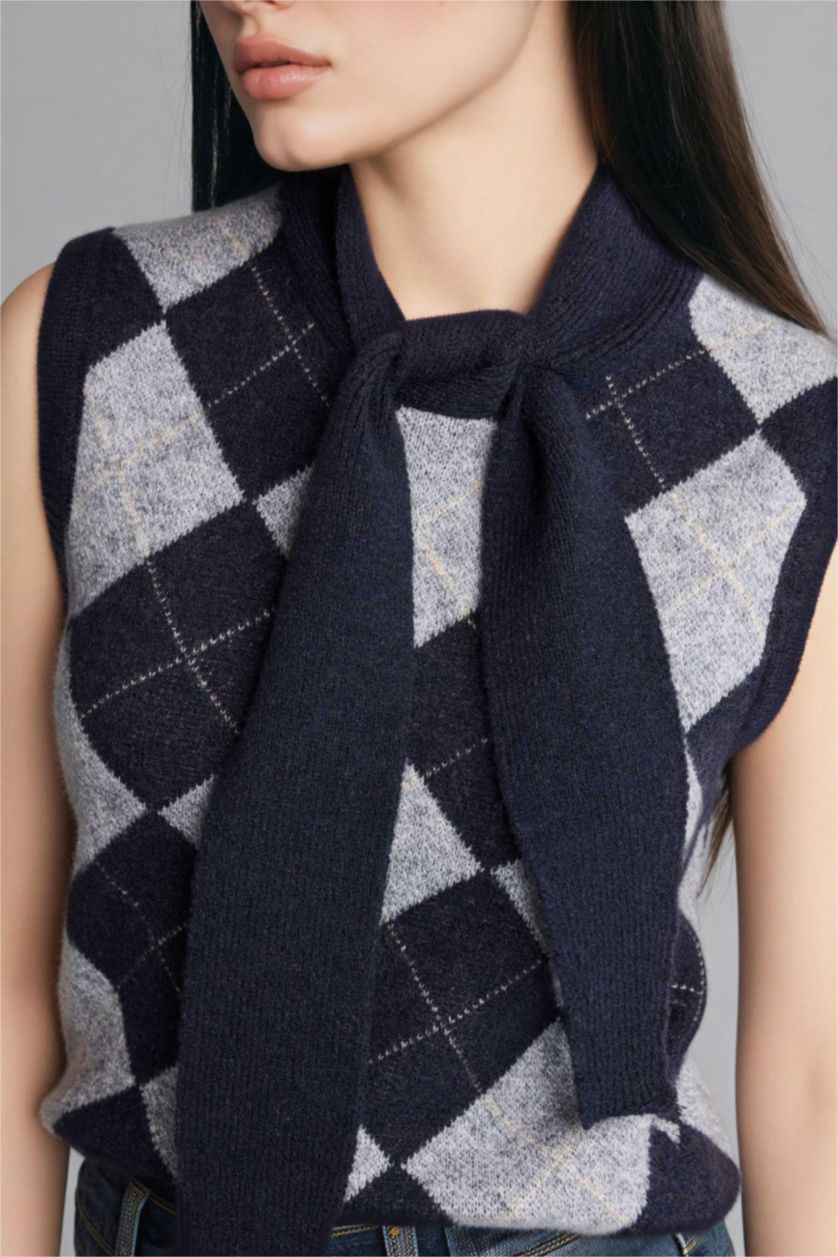 Woman NAVY Slim Fit Vest