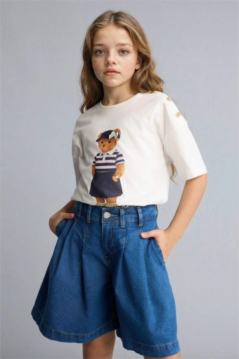 Girls & Teens Dark Blue Girl Shorts