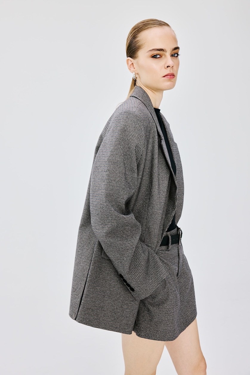 Женщины Коричневый Блейзер Oversize