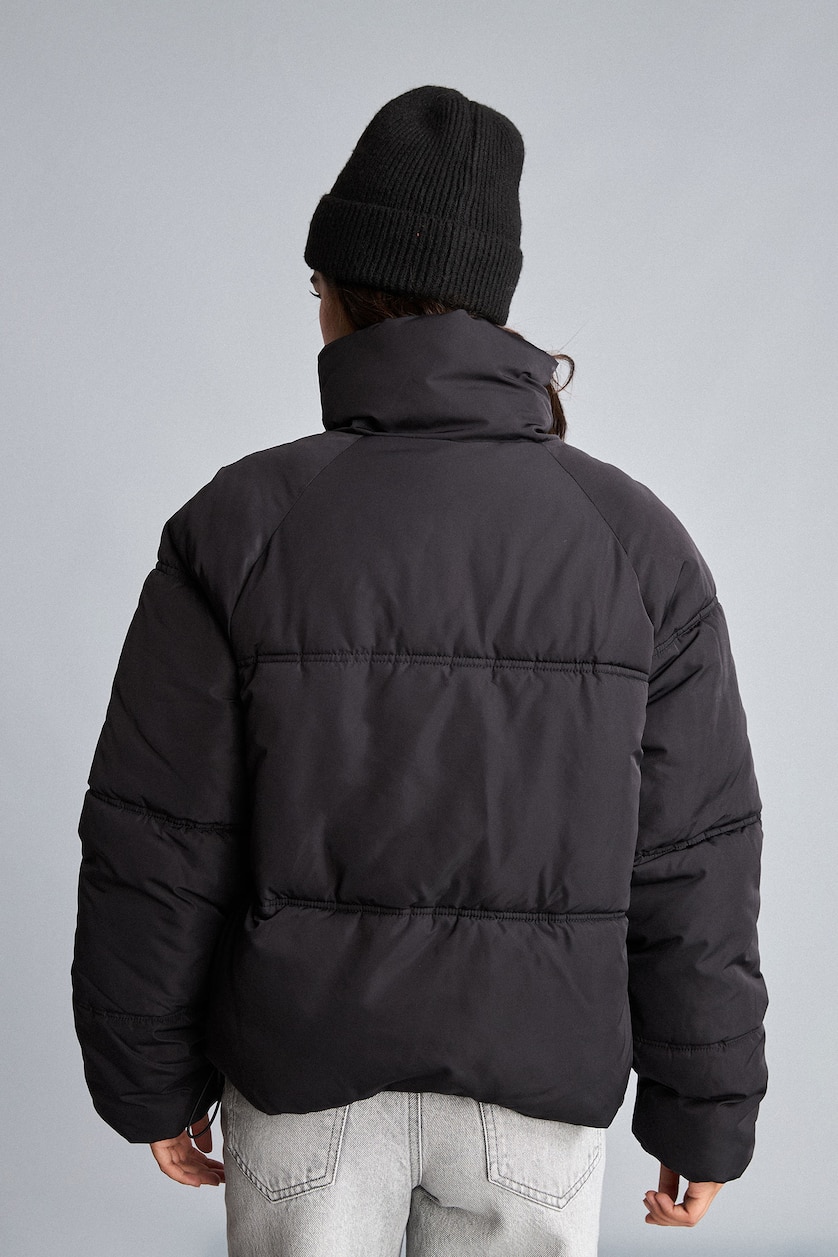 Әйелдерге қара Regular Fit куртка