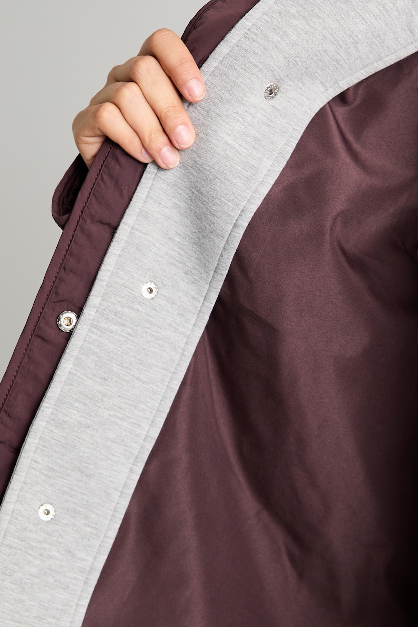 Women Bordeaux Puffer Jacket