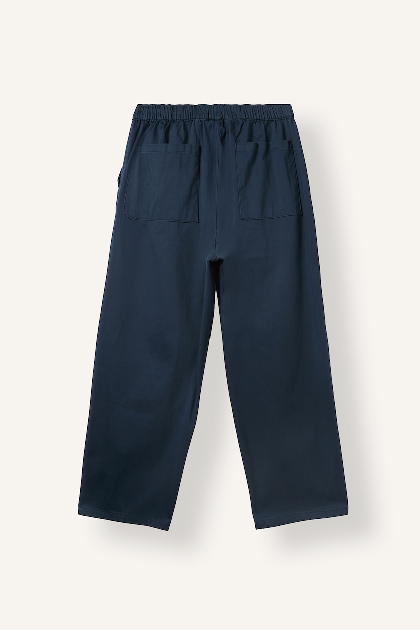 Erkek Lacivert Ultra Yumuşak Baggy Fit Pantolon
