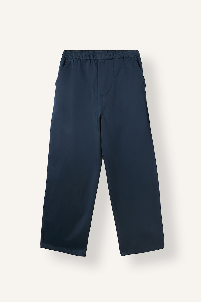 Erkek Lacivert Ultra Yumuşak Baggy Fit Pantolon