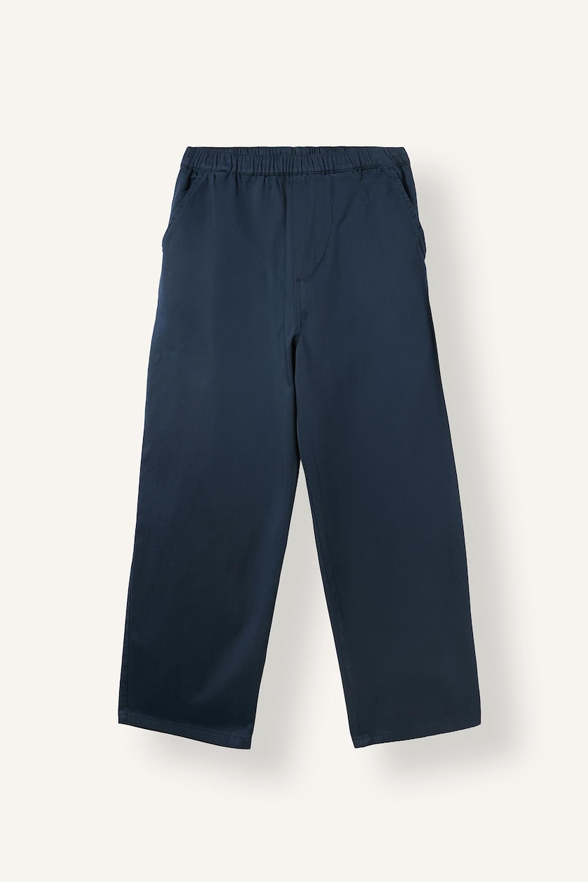 Man NAVY Baggy Fit Trousers