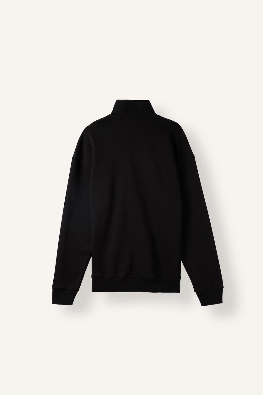 Мужчины Черный Свитшот Boxy Fit
