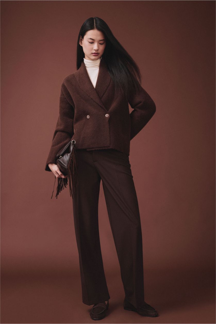 Woman Brown Regular Fit Cardigan