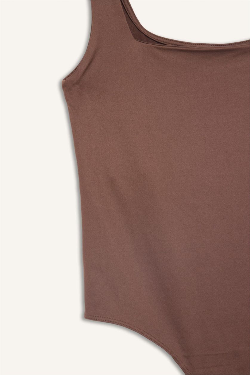 Women Brown Bodysuit