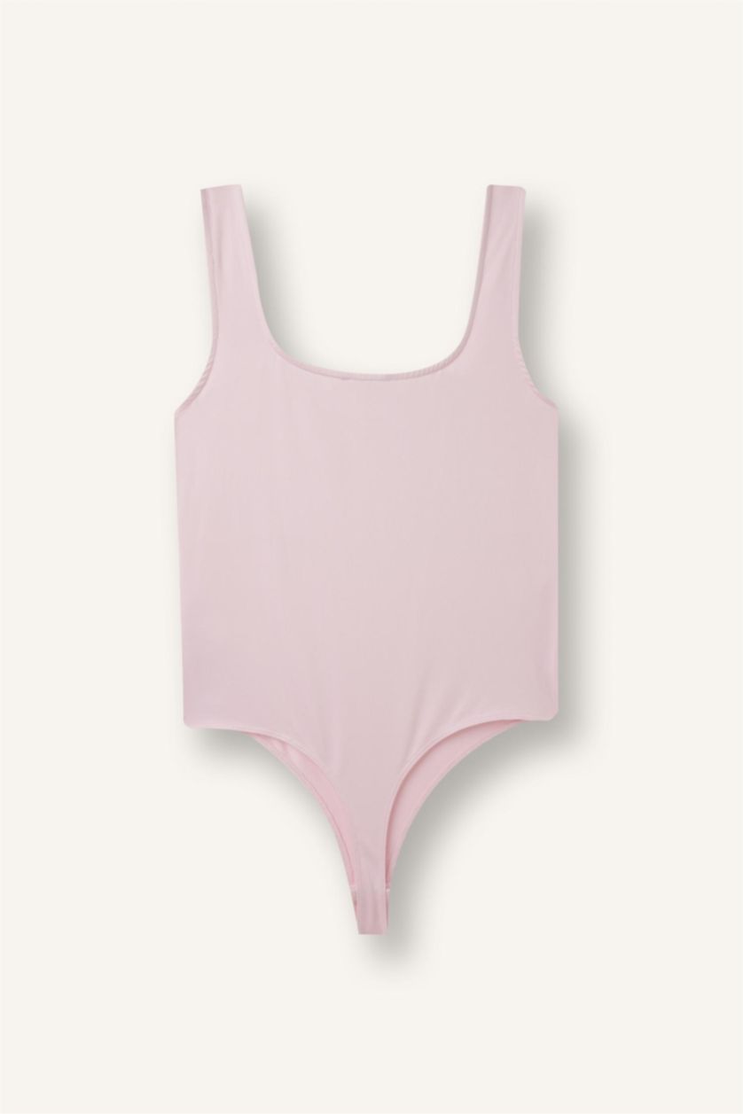 Women Light Pink Bodysuit