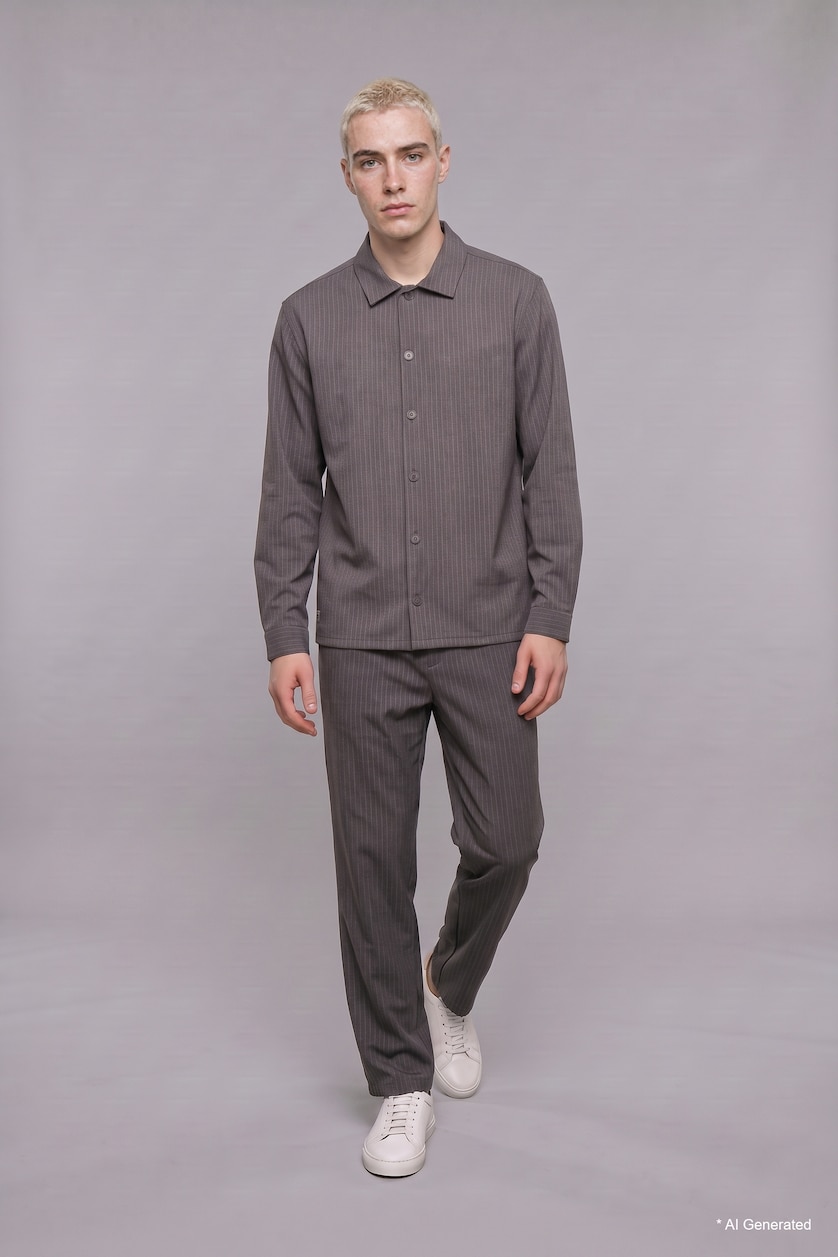 MAN Anthracite Baggy Fit Trousers