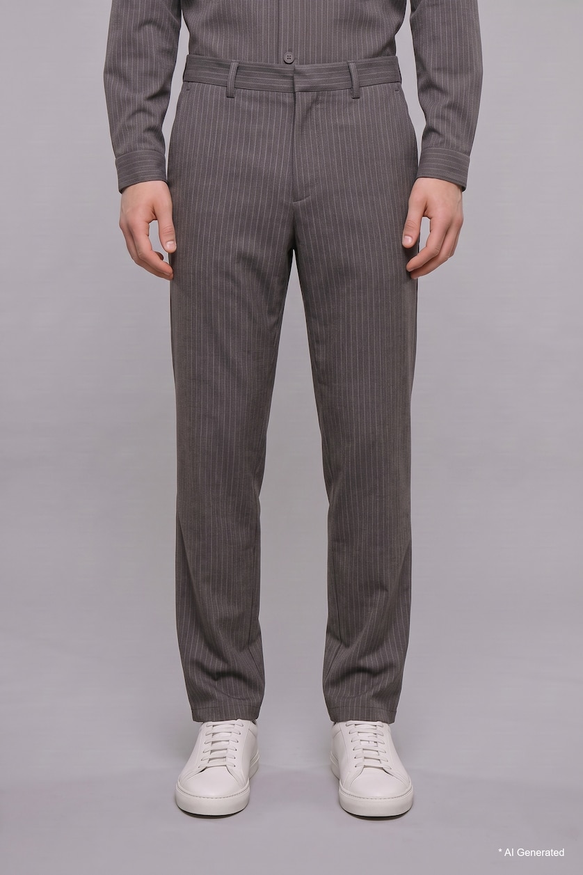 MAN Anthracite Baggy Fit Trousers