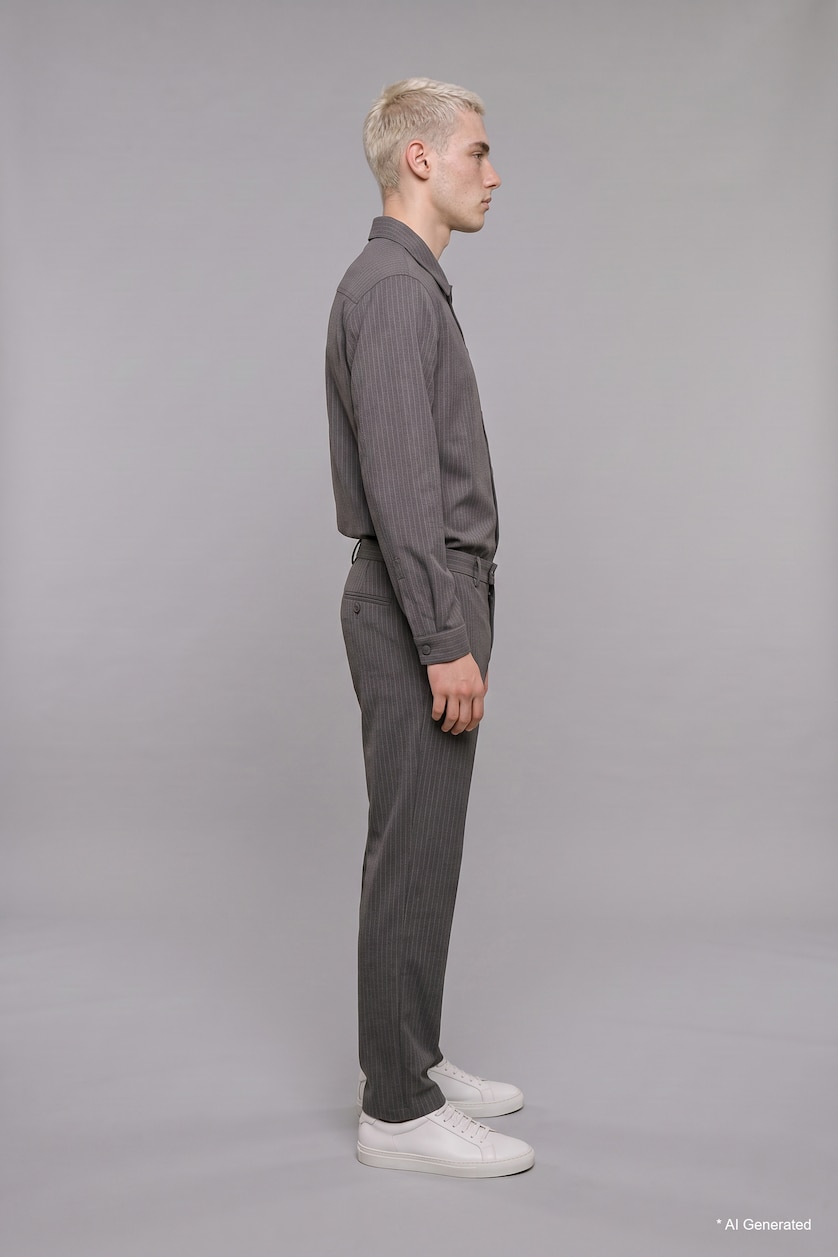 MAN Anthracite Baggy Fit Trousers